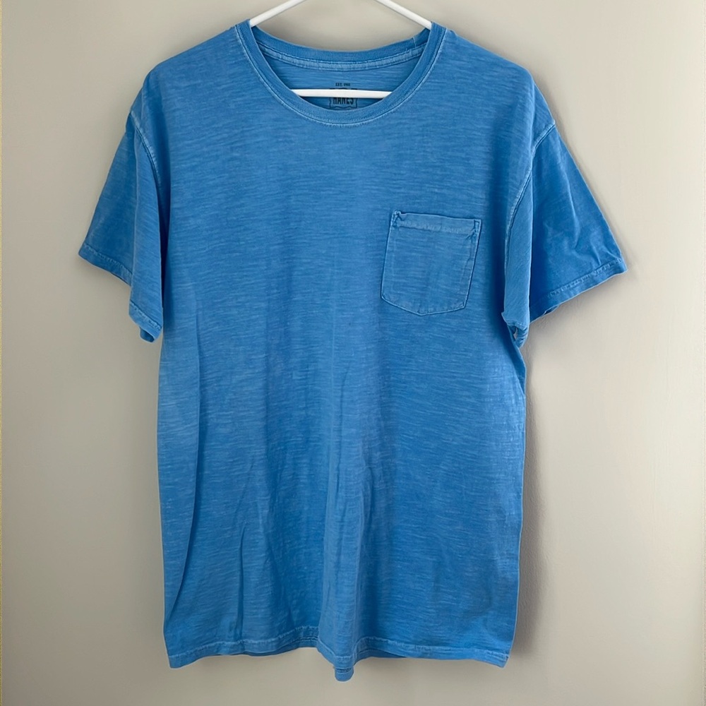 HANES Short Sleeve Blue T-Shirt